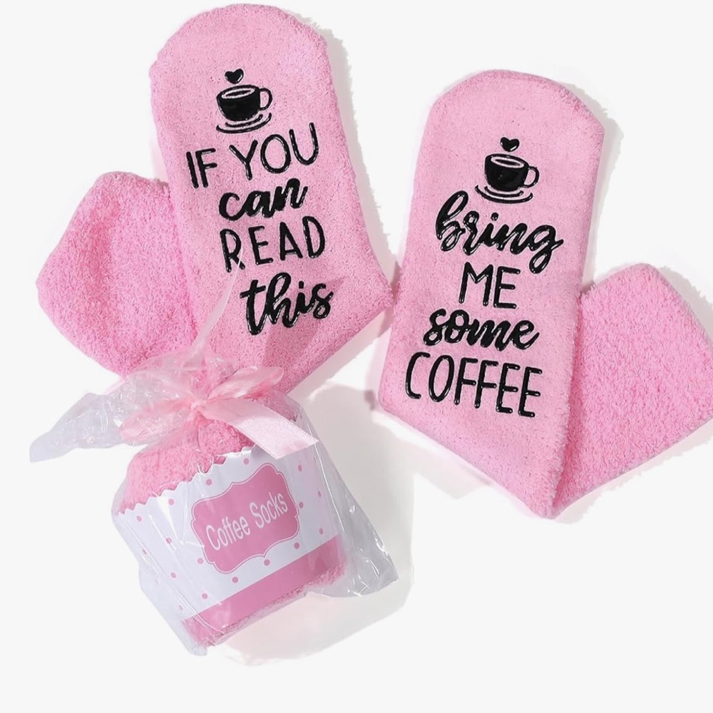 If you can read this, bring me coffee, novelty, crew, socks, fuzzy